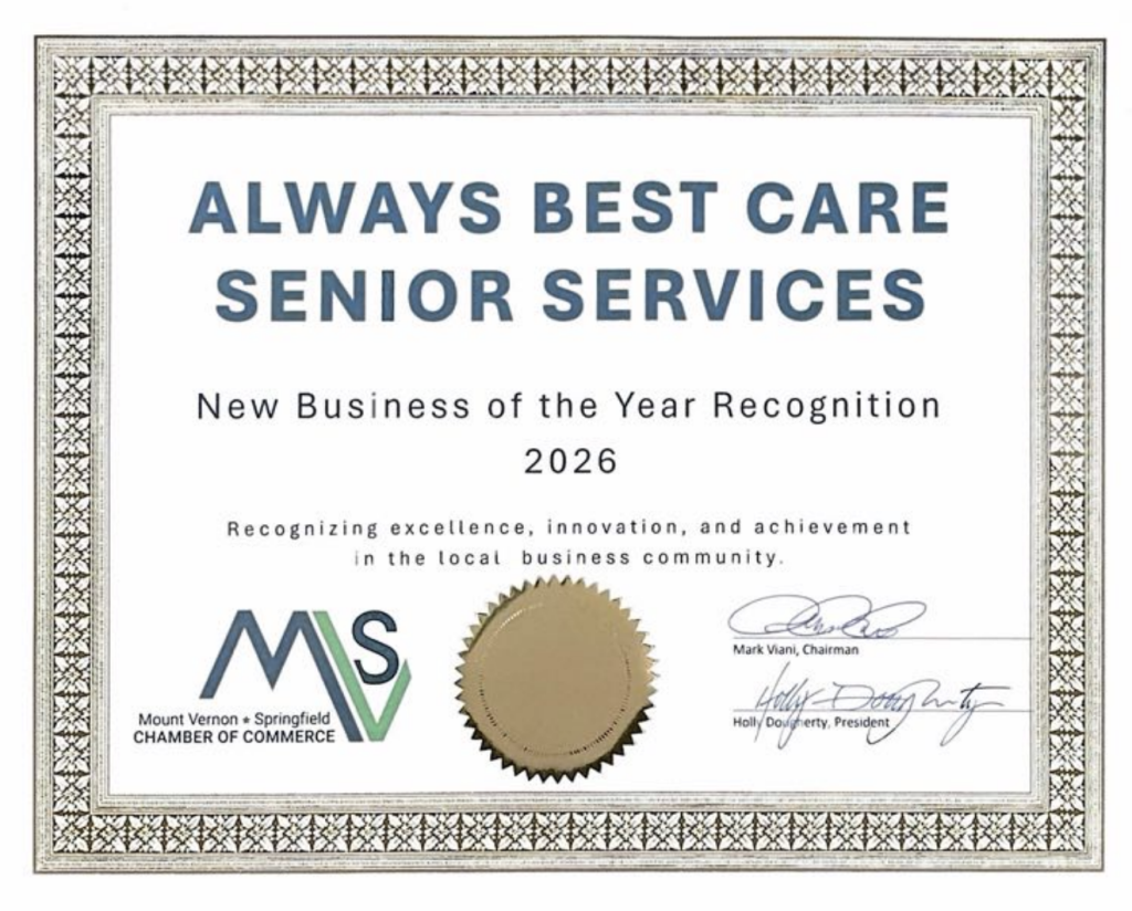 HOW ALWAYS BEST CARE OF ALEXANDRIA STANDS OUT IN ALEXANDRIA 3 NEW BUSINESS OF THE YEAR AWARD
