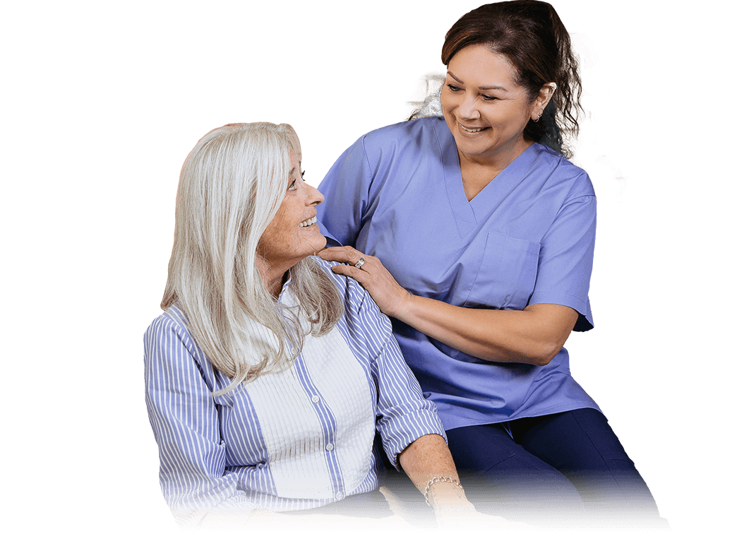 Nature-Caregiver-Senior-Mobile