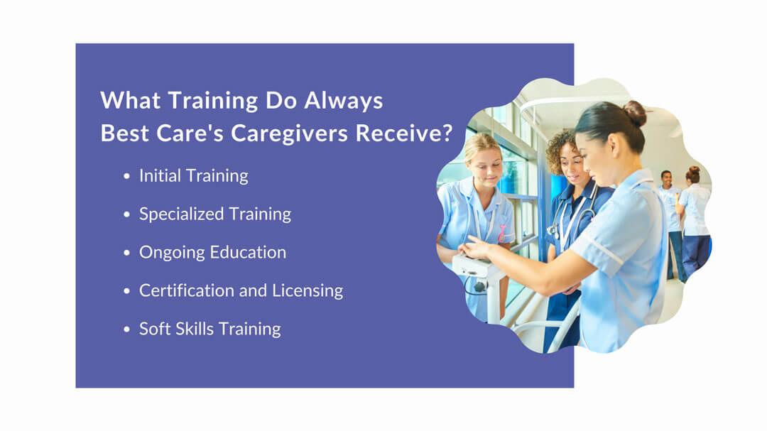 always best care's caregivers receive