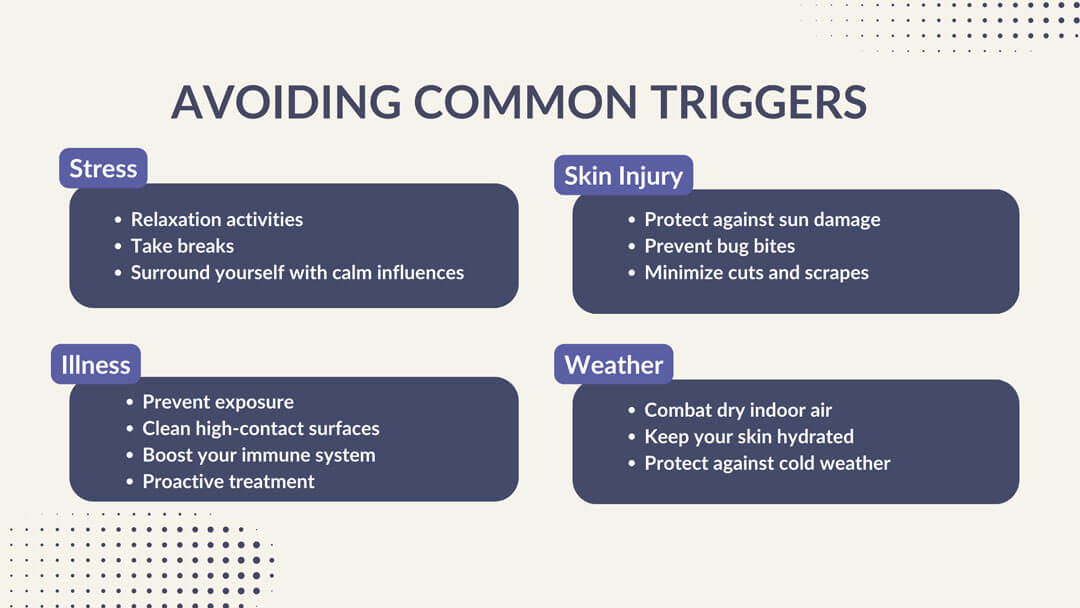 avoiding common triggers