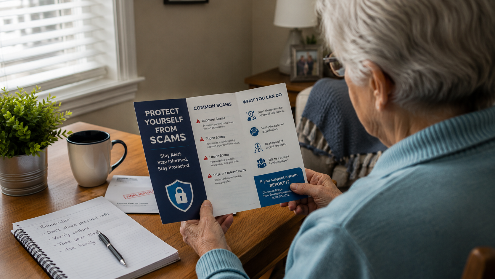 SENIOR SCAM AWARENESS AND PROTECTION IN CINCINNATI EAST, OH