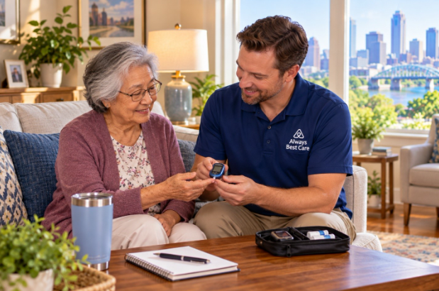 HELPING SENIORS MANAGE CHANGING DIABETES NEEDS IN CINCINNATI EAST 