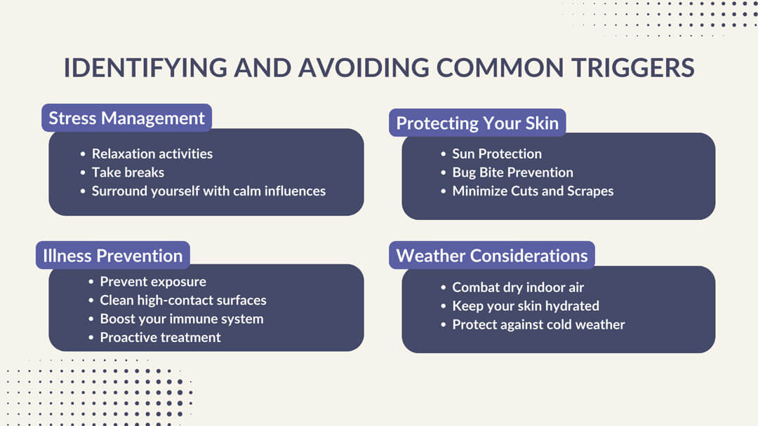 identifying and avoiding common triggers