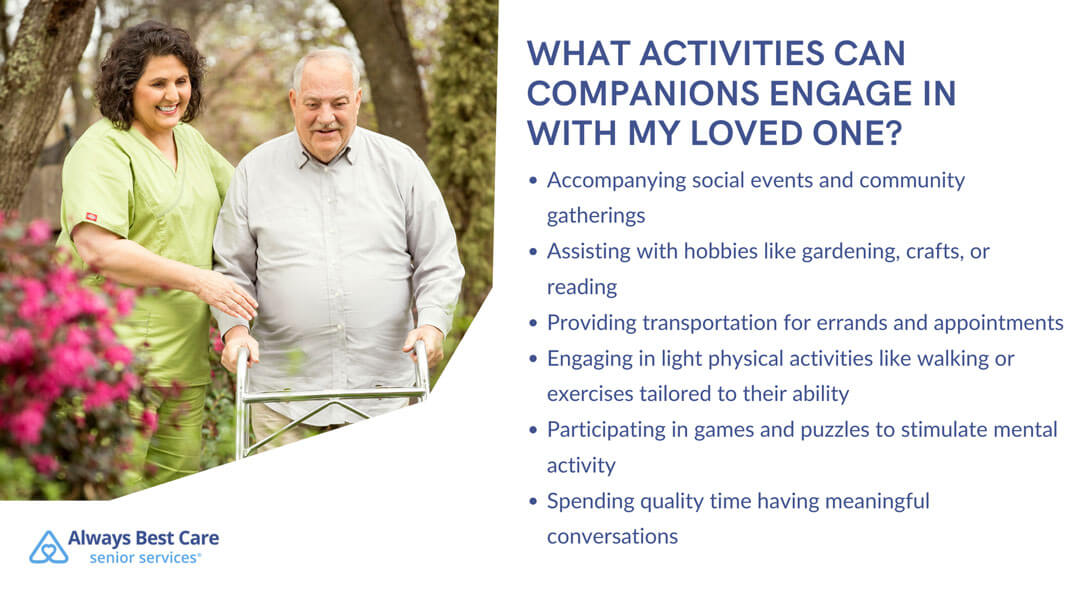 what activities can companions engage