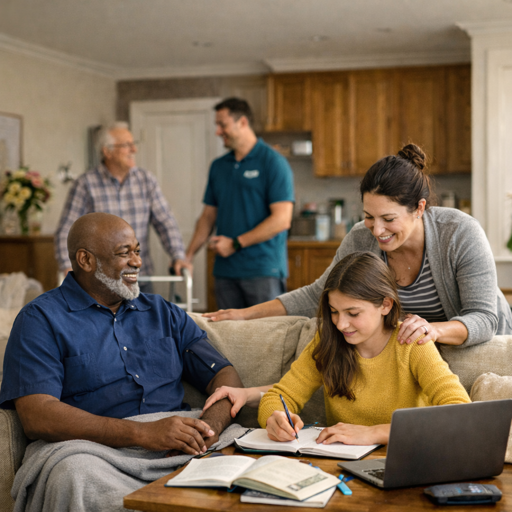 home health supports family caregivers