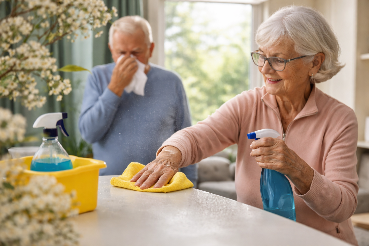 Spring Cleaning and Allergies: Creating a Healthier Home for Seniors in Knoxville