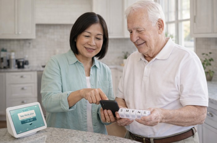 Home care support helping an older adult stay independent in Lenoir City, TN