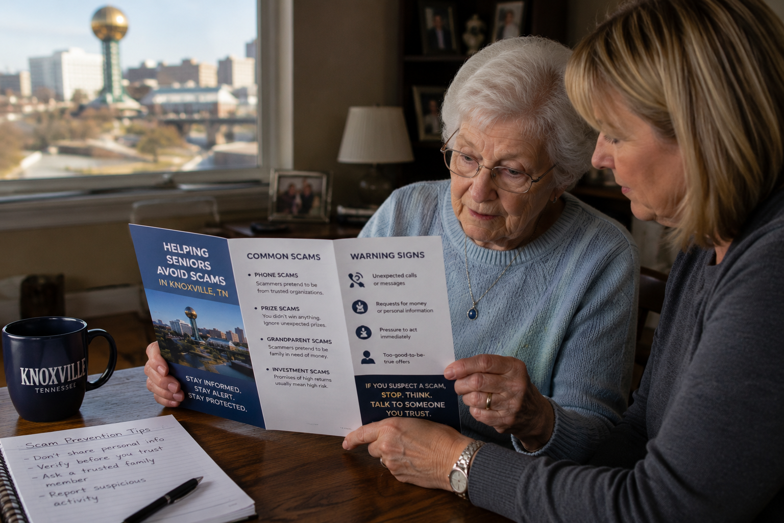 Helping Seniors Avoid Scams in Knoxville, TN