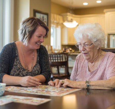 A DAY SHARED WITH AN IN-HOME CAREGIVER