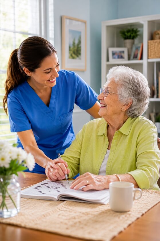 A RELIABLE CAREGIVER PROVIDING HOME CARE SERVICES IN FITCHBURG, WI