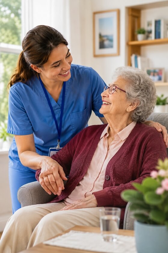 CARING MOMENTS AT HOME WITH A RELIABLE CAREGIVER IN VERONA, WI