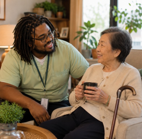 PROVIDING COMPANIONSHIP TO A SENIOR WOMAN TO HELP REDUCE ISOLATION AT HOME IN FITCHBURG, WI.