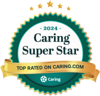 2024 caring super star award top rated on caring.com