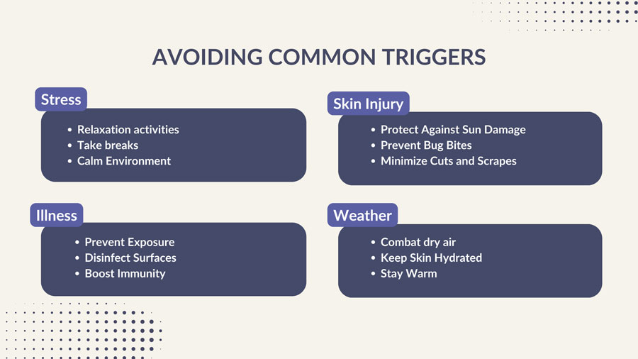 avoiding common triggers