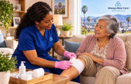 When Does a Senior Need Skilled Wound Care at Home in Studio City?