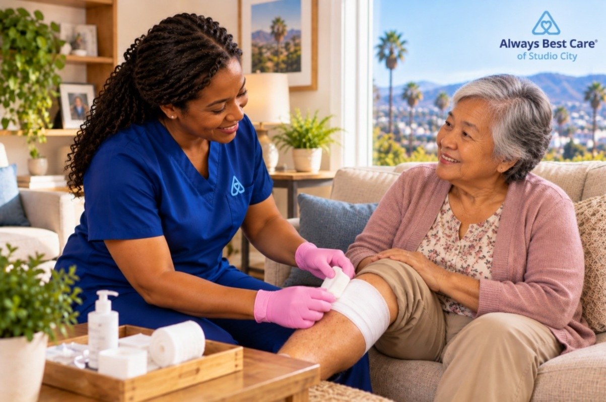 When Does a Senior Need Skilled Wound Care at Home in Studio City?