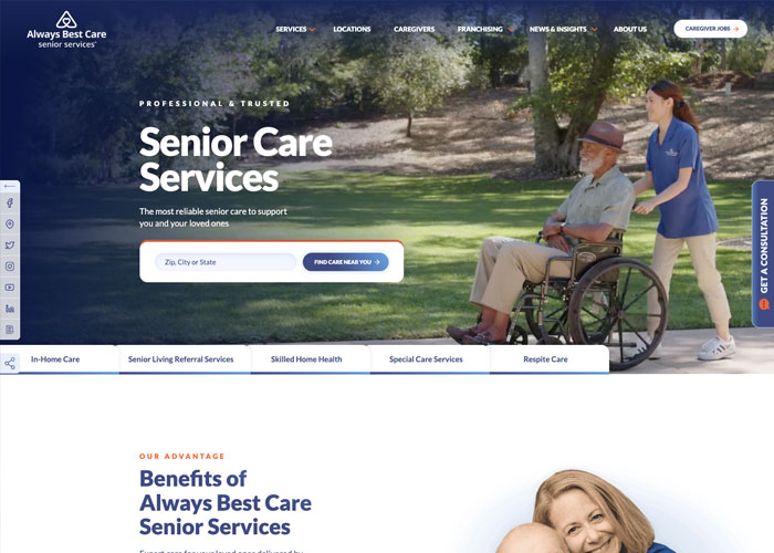 Always Best Care Launches Website Redesigned to Simplify Connecting with Senior Care Services 